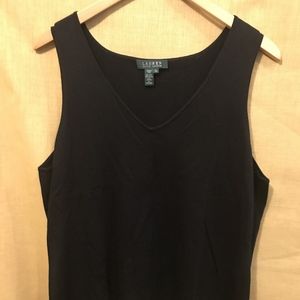 Black Ralph Lauren V-neck Tank
